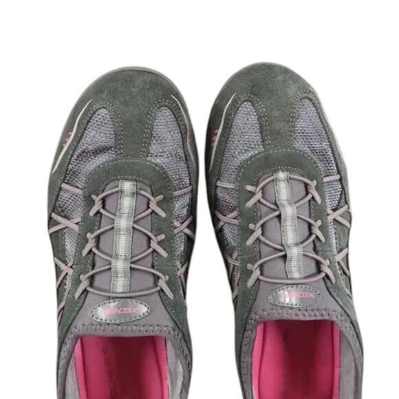 Skechers Shoes Womens 9.5 Sneaker Slip On Casual Weekender Comfort Active Gray - Picture 11 of 14